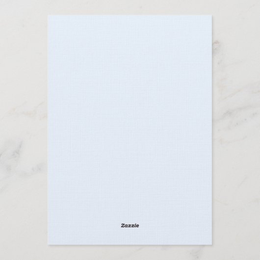 Something Blue before I Do Bridal Shower 招待状 (裏面)