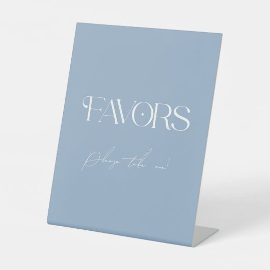 Something Blue Before I Do Bridal Shower Favors 台座サイン (正面)