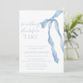 Something Blue Before I Do" Bridal Shower Invitati 招待状 (スタンド正面)