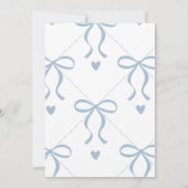 Something Blue Before I Do" Bridal Shower Invitati 招待状 (裏面)