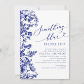 Something Blue Before I do Bridal Shower Invite 招待状 (正面)