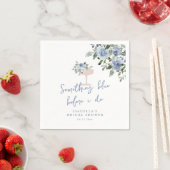 Something Blue before I do bridal shower napkins スタンダードカクテルナプキン (インサイチュ)
