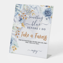 Something Blue Before I Do Bridal Shower Party 台座サイン