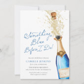 Something Blue Before I do Brunch Bridal Shower 招待状 (正面)