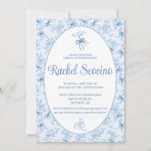 Something Blue before I Do! Coquette Bridal Shower 招待状 (正面)