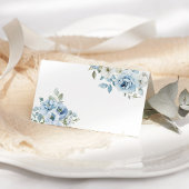 Something blue before I do dusty blue place cards