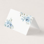 Something blue before I do dusty blue place cards (正面)