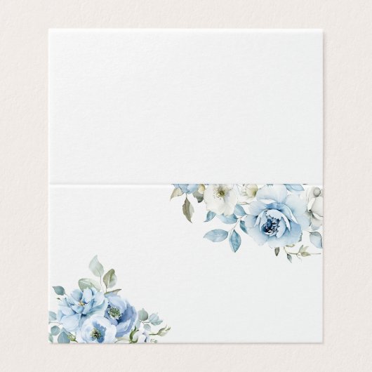 Something blue before I do dusty blue place cards (外部フラット)