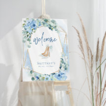 Something Blue Before I Do Floral Bridal Shower