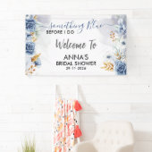 Something Blue Before I Do Floral Welcome 横断幕 (インサイチュ)