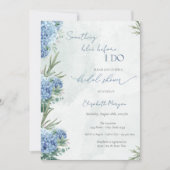 Something Blue Before I Do Hydrangea 招待状 (正面)