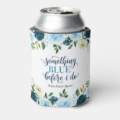 Something Blue Before I Do Navy Floral 缶クーラー (缶裏面)