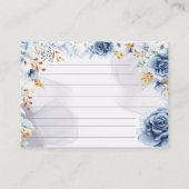 Something Blue Before I Do Recipe  エンクロージャーカード (裏面)