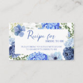 Something blue before i do recipe for the bride エンクロージャーカード (正面)