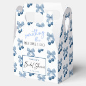 Something Blue Before I do Theme Bridal Shower フェイバーボックス (オープン)