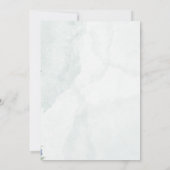 Something Blue Bow Glitter Champagne Hydrangea 招待状 (裏面)