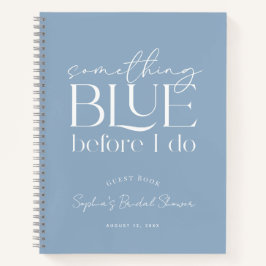 Something Blue Bridal Shower Guest Book ノートブック