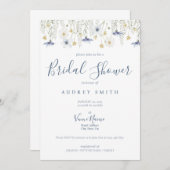 Something Blue Bridal Shower Invitation 招待状 (正面/裏面)