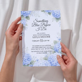 Something Blue Bridal Shower Invitation 招待状