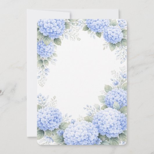 Something Blue Bridal Shower Invitation 招待状 (裏面)