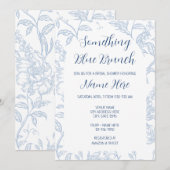 Something Blue Brunch Bridal Shower Invitation 招待状 (正面/裏面)