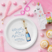 Something Blue Champagne Bridal Brunch ペーパープレート (パーティー)