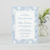 Something Blue Chinoiserie Wedding 招待状 (スタンド正面)