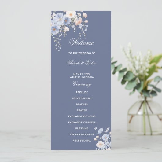 Something Blue Double Sided Flat Program プログラム (スタンド正面)