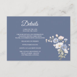 Something Blue Enclosure Card Details エンクロージャーカード