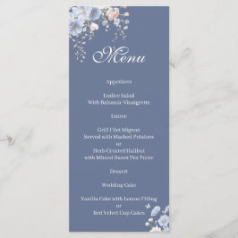Something blue floral  Menu メニュー