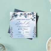 Something Blue I do Blossom Brunchブライダルシャワー 招待状