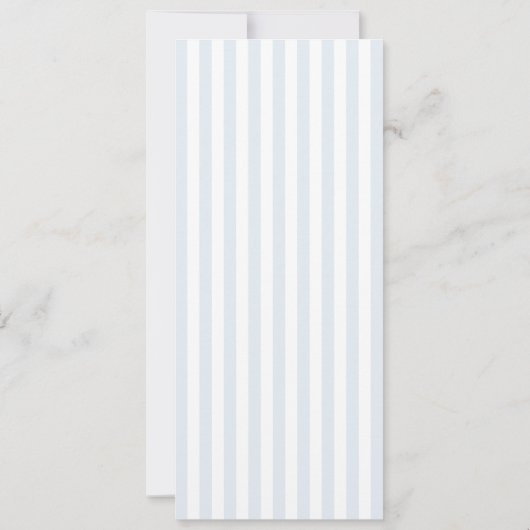 Something Blue Menu Bridal Shower Party Card  招待状 (裏面)