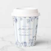 Something Blue Paper Cup Bridal Shower Table Decor 紙コップ (裏面)