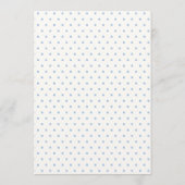 Something Blue Powder Blue Heels Bridal Shower メニュー (裏面)