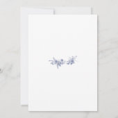 Something Blue Toileブルーフランスのブライダルシャワー 招待状 (裏面)