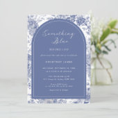 Something Blue Toileブルーフランスのブライダルシャワー 招待状 (スタンド正面)