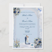 Something Blue Wedding Invitation Card 招待状 (正面)
