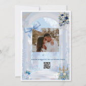 Something Blue Wedding Invitation Card 招待状 (裏面)