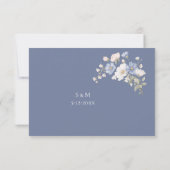 Something Blue Wedding RSVP card (裏面)