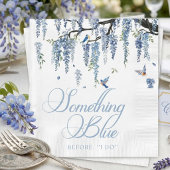 Something Blue Wildflower Bouquet Bridal Shower スタンダードカクテルナプキン
