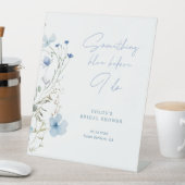 Something Blue Wildflower Bridal Shower 台座サイン (インサイチュ)