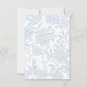 Something Blue Wildflower Bridal Shower Invitation 招待状 (裏面)