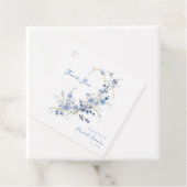 Something Blue Wildflowers Bridal Shower フェイバータグ (インサイチュ)