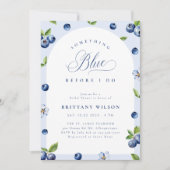 Something Blueberry Bridal Shower Invitation 招待状 (正面)