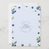 Something Blueberry Bridal Shower Invitation 招待状 (裏面)