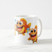 Something Fishy Going On コーヒーマグカップ (正面右)