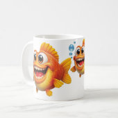 Something Fishy Going On コーヒーマグカップ (正面左)