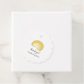 Something Gouda On Way Cheese Wheel Baby Shower フェイバータグ (インサイチュ)