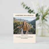 Something I was Afraid of Custom Photo Postcard ポストカード (スタンド正面)