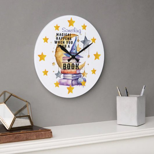 Something Magical Happens When You Read ラージ壁時計